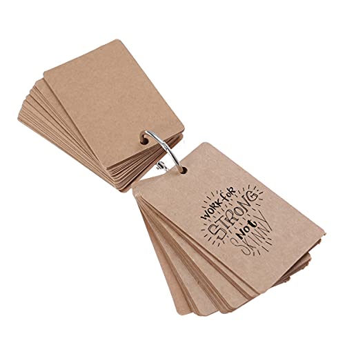 jojofuny 50 Kraftpapier klebrige Notizen Stichworte Karteikarten leer leere Karten Nachricht kleine Notizkarten Ring süße Karteikarten Mini hoch Index-Aktie DIY-Grußkarte Lernkarten jojofuny 50 Kraftpapier klebrige Notizen Stichworte Karteikarten leer leere Karten Nachricht kleine Notizkarten Ring süße Karteikarten Mini hoch Index-Aktie DIY-Grußkarte Lernkarten von jojofuny