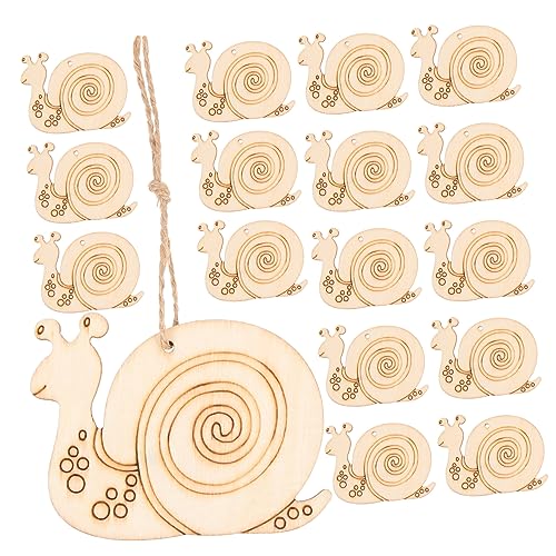 jojofuny 50 Sätze Leere Holzscheiben Schneckenform Diy Bastelset für Handbemalte Holzfiguren zur Heimdekoration Jute für Kreative Kunstprojekte jojofuny 50 Sätze Leere Holzscheiben Schneckenform Diy Bastelset für Handbemalte Holzfiguren zur Heimdekoration Jute für Kreative Kunstprojekte von jojofuny