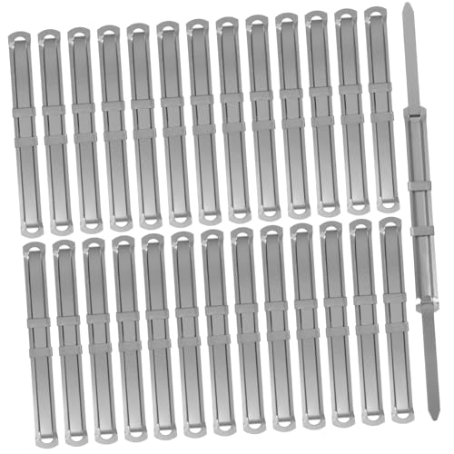 jojofuny 50 Stück Bindemittel aktenordner bürobedarf Papierklemme Aktenklemme Papierklammer Metallclip für Büroordner Papierklebekompressoren mit Zinken Papierverschlüsse Bindeclip Silver jojofuny 50 Stück Bindemittel aktenordner bürobedarf Papierklemme Aktenklemme Papierklammer Metallclip für Büroordner Papierklebekompressoren mit Zinken Papierverschlüsse Bindeclip Silver von jojofuny