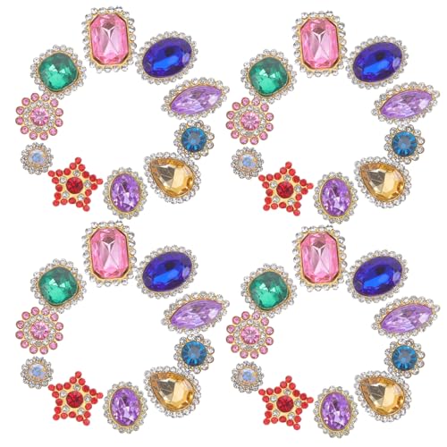 jojofuny 50 Stück Blumenförmige Krallen Strasssteine zum Annähen Doppellagige Sonnenblumen Kristallknöpfe für Diy Haaraccessoires Kleidung und Bastelprojekte Sichere Befestigung Elegantes jojofuny 50 Stück Blumenförmige Krallen Strasssteine zum Annähen Doppellagige Sonnenblumen Kristallknöpfe für Diy Haaraccessoires Kleidung und Bastelprojekte Sichere Befestigung Elegantes von jojofuny