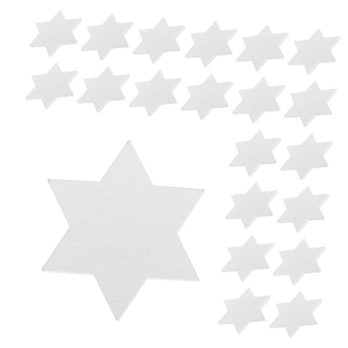 jojofuny 50 Stück Diy Dekorationen Unbehandelte Holzsterne für Bastelprojekte Holzschneidungen für Klassenaktivitäten und Festliche Dekorationen jojofuny 50 Stück Diy Dekorationen Unbehandelte Holzsterne für Bastelprojekte Holzschneidungen für Klassenaktivitäten und Festliche Dekorationen von jojofuny