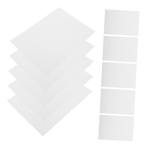 jojofuny 50 Stück Etikettenaufkleber Beschriftungssticker Verpackungsetiketten Behälteretiketten für Vorratsbehälter Etiketten für Gläser Organisationsetiketten selbstklebendes Papier Weiß von jojofuny