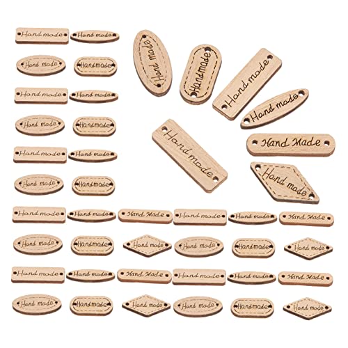 jojofuny 50 Stück Holz Etiketten Vintage Buttons für Diy Nähprojekte Handgemachte Etiketten für Scrapbooking und Kreative Bastelarbeiten Vielseitig Einsetzbar jojofuny 50 Stück Holz Etiketten Vintage Buttons für Diy Nähprojekte Handgemachte Etiketten für Scrapbooking und Kreative Bastelarbeiten Vielseitig Einsetzbar von jojofuny