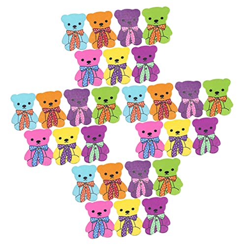 jojofuny 50 Stück Holzknöpfe mit Buntem Cartoon Bärenmuster Diy Dekoration für Kleidung Taschen und Bastelprojekte Praktische und Dekorative Nähknöpfe für Kreative Handarbeiten jojofuny 50 Stück Holzknöpfe mit Buntem Cartoon Bärenmuster Diy Dekoration für Kleidung Taschen und Bastelprojekte Praktische und Dekorative Nähknöpfe für Kreative Handarbeiten von jojofuny