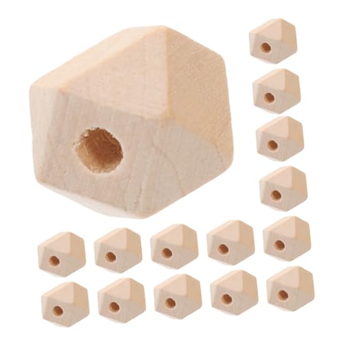 jojofuny 50 Stück Holzperlen Achtkant Geometrische Facettierte Naturholz Abstandshalter Lose Holzperlen für Schmuckherstellung DIY Armband Halskette Basteln Rustikal jojofuny 50 Stück Holzperlen Achtkant Geometrische Facettierte Naturholz Abstandshalter Lose Holzperlen für Schmuckherstellung DIY Armband Halskette Basteln Rustikal von jojofuny