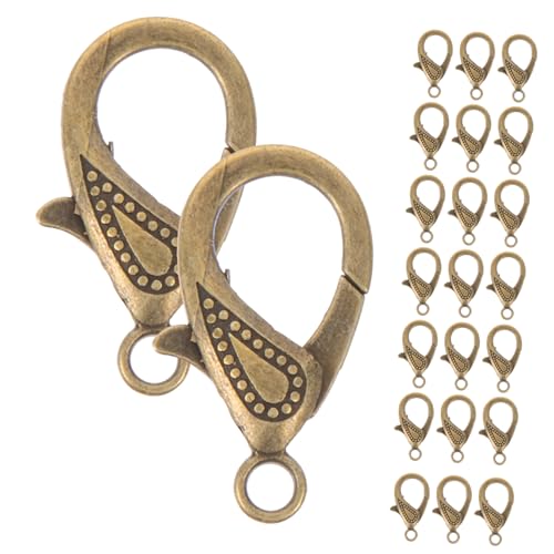 jojofuny 50 Stück Hummerschnalle -zubehör Schlüssel Verschlüsse Und Kette Klobig Verschlüsse Für Die Herstellung Von Armbändern Clips Hummerschere Halskette Armbandverschlüsse Zinklegierung jojofuny 50 Stück Hummerschnalle -zubehör Schlüssel Verschlüsse Und Kette Klobig Verschlüsse Für Die Herstellung Von Armbändern Clips Hummerschere Halskette Armbandverschlüsse Zinklegierung von jojofuny