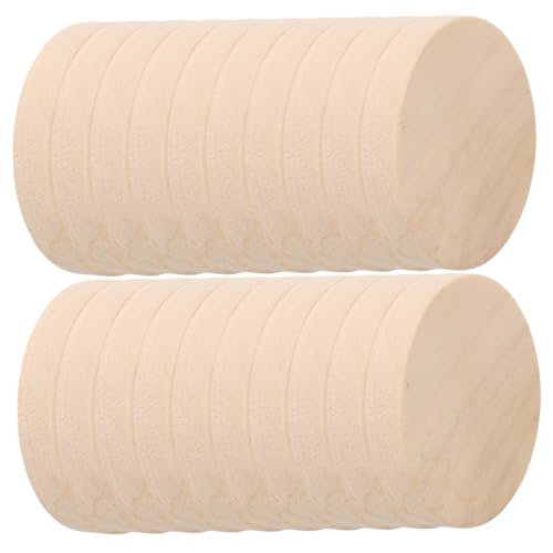 jojofuny 50 Stück Runde Holzscheiben Naturbelassen aus Massivem Holz für DIY Bastelprojekte Malen und Heimdekoration Glatte Splitterfreie Oberfläche Vielseitig Einsetzbar und Robust jojofuny 50 Stück Runde Holzscheiben Naturbelassen aus Massivem Holz für DIY Bastelprojekte Malen und Heimdekoration Glatte Splitterfreie Oberfläche Vielseitig Einsetzbar und Robust von jojofuny