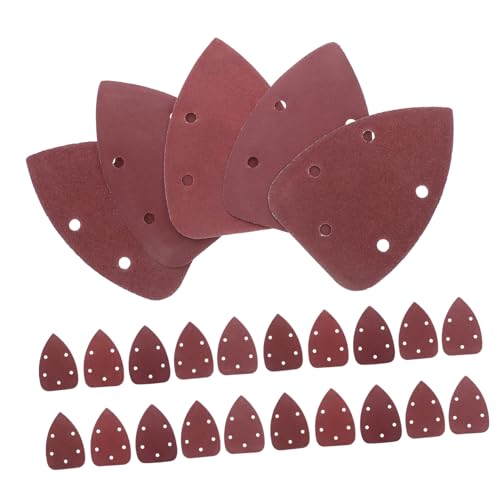 jojofuny 50 Stück Schleifpapier Maus Schleifpads Schleifpapier Für Ton Set Verschiedene Körnungen Schleifpads Maus schleifer Für von jojofuny