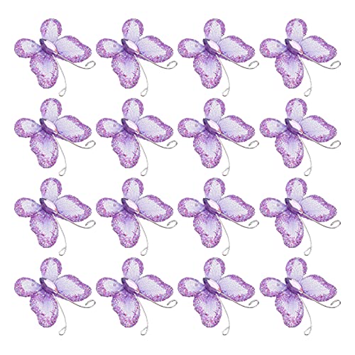 jojofuny 50 Stück Schmetterling Zimmer Dekor Lila Glitzernde Schmetterlings-geburtstagsdekorationen Netz-schmetterlings-haarspange Funkeln Organza-schmetterlinge Violett Das Gold Patch 3d jojofuny 50 Stück Schmetterling Zimmer Dekor Lila Glitzernde Schmetterlings-geburtstagsdekorationen Netz-schmetterlings-haarspange Funkeln Organza-schmetterlinge Violett Das Gold Patch 3d von jojofuny