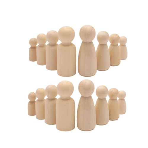 jojofuny 50 Stück Teiliges Diy Holzpuppen mit Kleinen Glatten Holzfiguren Hellgelb Kunststoffbox zur Aufbewahrung für Kinderhandwerk Bemalbare Unvollendete Holzpuppen zur Kreativen jojofuny 50 Stück Teiliges Diy Holzpuppen mit Kleinen Glatten Holzfiguren Hellgelb Kunststoffbox zur Aufbewahrung für Kinderhandwerk Bemalbare Unvollendete Holzpuppen zur Kreativen von jojofuny