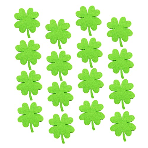 jojofuny 50 Stück Teiliges Kleeblatt Filz Patches Strapazierfähige DIY Nähzubehör Praktische Filzstoffe für Kleidung Haar und Basteldekoration für St Patricks Day und Festtagsgestaltung jojofuny 50 Stück Teiliges Kleeblatt Filz Patches Strapazierfähige DIY Nähzubehör Praktische Filzstoffe für Kleidung Haar und Basteldekoration für St Patricks Day und Festtagsgestaltung von jojofuny
