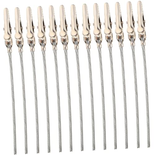 jojofuny 50 Stück Teiliges Metall Draht Krokodilklemmen Robuste DIY Alligator Clips für Fotos Notizen Kartenhalter Vielseitige Fotowand Klammern Langlebig und Bruchfest jojofuny 50 Stück Teiliges Metall Draht Krokodilklemmen Robuste DIY Alligator Clips für Fotos Notizen Kartenhalter Vielseitige Fotowand Klammern Langlebig und Bruchfest von jojofuny
