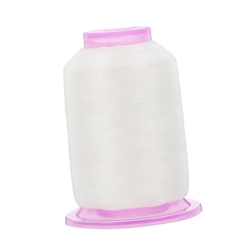 jojofuny 500 Stickgarn bastelbedarf faden Stickerei Zubehör stoffe Stickereizubehör nähzubehör Stickzubehör für Kleidung fäden Stickstoff Stickwerkzeuge Handnähgarn Nähen Vinylon Weiß von jojofuny