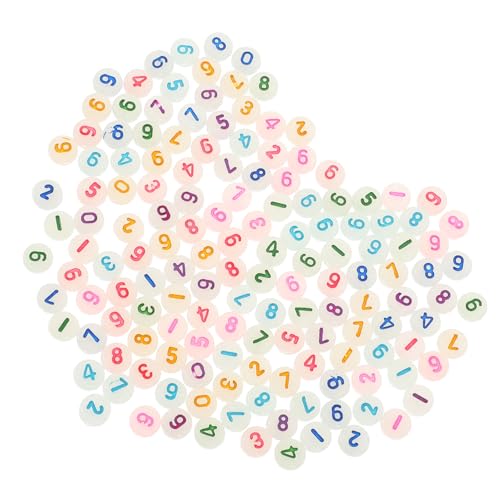 jojofuny 500 Stück Bunte DIY Perlen Leuchtende Acryl Schmuckperlen für Armband Halskette Basteln Handgefertigte Accessoires Dekorativ und Hautfreundlich jojofuny 500 Stück Bunte DIY Perlen Leuchtende Acryl Schmuckperlen für Armband Halskette Basteln Handgefertigte Accessoires Dekorativ und Hautfreundlich von jojofuny