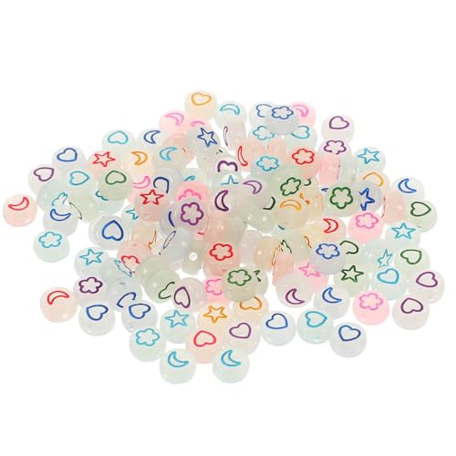 jojofuny 500 Stück Bunte Leuchtende Acryl-perlen für Armband Zubehör DIY Schmuckherstellung Mehrfarbige Spacer Perlen Vielseitig für Freundschaftsarmbänder und Halsketten Handgefertigte jojofuny 500 Stück Bunte Leuchtende Acryl-perlen für Armband Zubehör DIY Schmuckherstellung Mehrfarbige Spacer Perlen Vielseitig für Freundschaftsarmbänder und Halsketten Handgefertigte von jojofuny