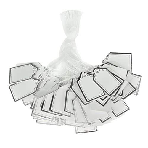 jojofuny 500 Stück Schmuck Tags Papier Karten Wunschkarten Hängeetiketten für Geschäfte Farbe Zufällig für Deko und Dekorationsprojekte Zufällige Farbe von jojofuny
