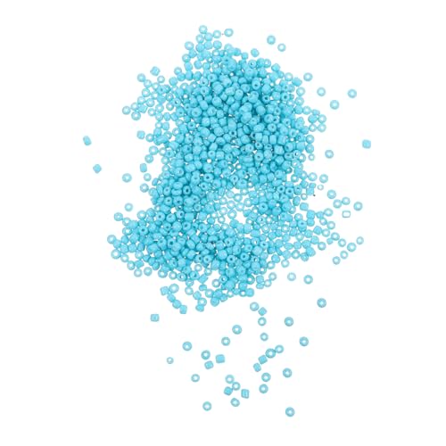 jojofuny 5000 Stück Kreuzstichperlen Machen Halskette Rocailles Für Schmuck Blaue Lose Perlen Bastelperlen Für Diy Perlen Für Schmuckhersteller Klein Lose Perlen Zum Basteln Sky-blue Glas von jojofuny