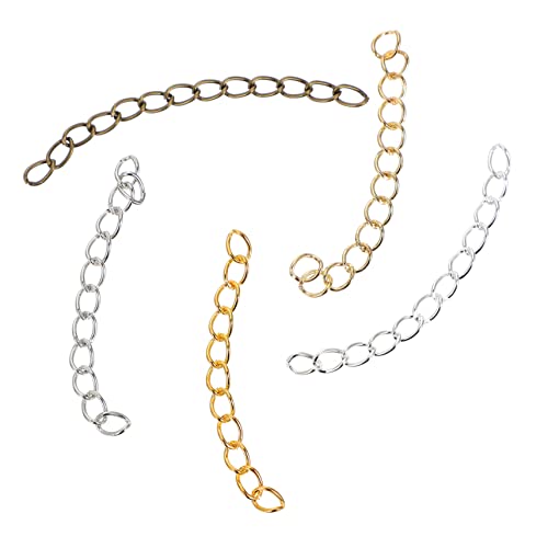 jojofuny 500Stücke Kettenverlängerungen Einstellbare Schmuckzubehör Für Armbänder Und Ohrringe Lang Antikbronze Kc Und Rhodium jojofuny 500Stücke Kettenverlängerungen Einstellbare Schmuckzubehör Für Armbänder Und Ohrringe Lang Antikbronze Kc Und Rhodium von jojofuny