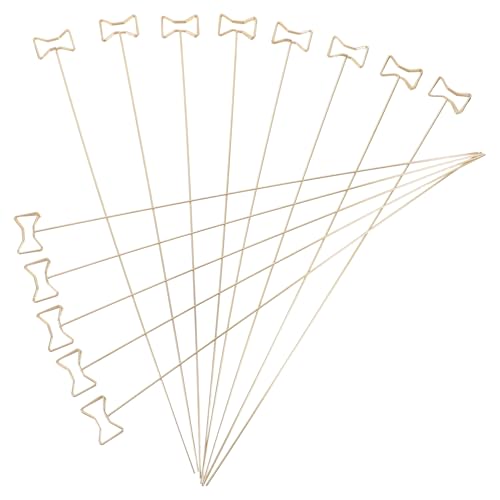 jojofuny 50Stücke Kartenhalter Sticks aus Goldfarbenem Metall mit Kreativem Schleifendesign für Hochzeiten Geburtstagsfeiern und Festliche Anlässe Leicht und Tragbar jojofuny 50Stücke Kartenhalter Sticks aus Goldfarbenem Metall mit Kreativem Schleifendesign für Hochzeiten Geburtstagsfeiern und Festliche Anlässe Leicht und Tragbar von jojofuny