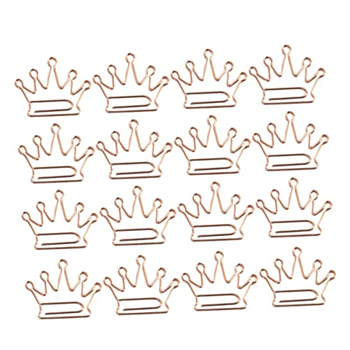 jojofuny 50Stücke Kreative Krone Büroklammern Roségold Charmante Papierclips Für Partygeschenke Bürobedarf Und Schulprojekte jojofuny 50Stücke Kreative Krone Büroklammern Roségold Charmante Papierclips Für Partygeschenke Bürobedarf Und Schulprojekte von jojofuny