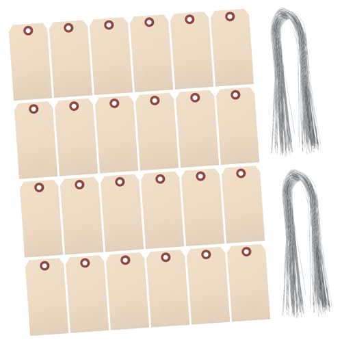 jojofuny 50Stücke Manila Tags mit Draht Leere Versandetiketten für Identifizierung für Verpackung und Vielseitig Einsetzbar jojofuny 50Stücke Manila Tags mit Draht Leere Versandetiketten für Identifizierung für Verpackung und Vielseitig Einsetzbar von jojofuny
