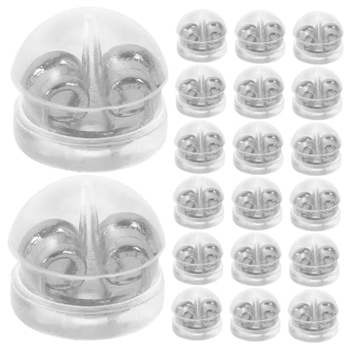 jojofuny 50Stücke Ohrring Verschlüsse für Durchbohrte Ohrstecker Hypoallergen Flexible Stopper für DIY Schmuck Elegantes Zubehör für Frauen Sicher und Langlebig jojofuny 50Stücke Ohrring Verschlüsse für Durchbohrte Ohrstecker Hypoallergen Flexible Stopper für DIY Schmuck Elegantes Zubehör für Frauen Sicher und Langlebig von jojofuny