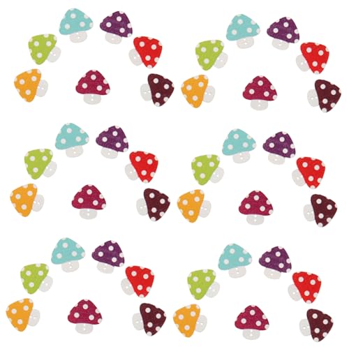 jojofuny 50Stücke Pilzförmige Holzknöpfe für DIY Projekte Cartoon Nähzubehör Langlebige und Dekorative Knöpfe für Kleidung und Stoffe Zufällige Designs für Bastelideen jojofuny 50Stücke Pilzförmige Holzknöpfe für DIY Projekte Cartoon Nähzubehör Langlebige und Dekorative Knöpfe für Kleidung und Stoffe Zufällige Designs für Bastelideen von jojofuny