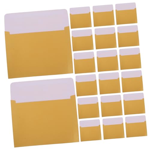 jojofuny 50Stücke Selbstklebende Kraftpapierumschläge für Einladungen Reißfeste und Langlebige Umschläge für Zuhause und Büro Western Design für Dokumentenversand von jojofuny