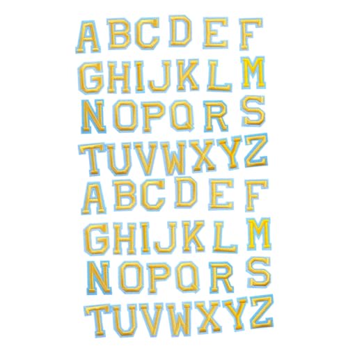 jojofuny 52 Stück Teiliges Bügelbuchstaben mit Bestickten Alphabet Patches Robuste Kleidung Reparatur Flicken für Jacken Schuhe Taschen DIY Applikationen zum Aufbügeln und Annähen jojofuny 52 Stück Teiliges Bügelbuchstaben mit Bestickten Alphabet Patches Robuste Kleidung Reparatur Flicken für Jacken Schuhe Taschen DIY Applikationen zum Aufbügeln und Annähen von jojofuny