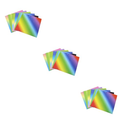 jojofuny 522 Pcs Teiliges Origami Papier Doppelseitig Bedruckt Quadratisch Bunte Farbverlaufspapiere für Falten Kinderfreundlich für Diy Bastelprojekte und Schuldekoration von jojofuny