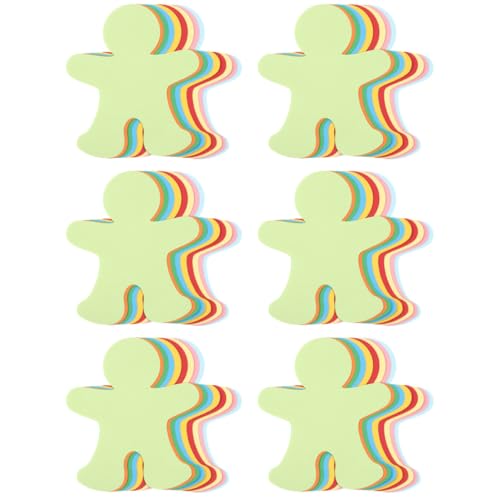 jojofuny 54 Stück Papier Ausschnitte für Bunte Wanddekorationen Niedliche Figuren für DIY Projekte Bastelarbeiten und Klassenzimmer Dekorationen À von jojofuny