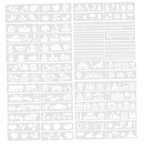 jojofuny 56 Stück Teiliges Cartoon Design Schablonen Wiederverwendbare Vorlagen für Kunstprojekte Diy und Wandgestaltung Langlebigem Pet Material Leicht zu Reinigen jojofuny 56 Stück Teiliges Cartoon Design Schablonen Wiederverwendbare Vorlagen für Kunstprojekte Diy und Wandgestaltung Langlebigem Pet Material Leicht zu Reinigen von jojofuny