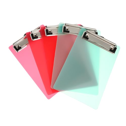 jojofuny 5Packung Mini Transparente Zwischenablage Teiliges Klemmbretter für Notizen Tickets und Einkaufslisten für Lehrer Golfer und Bürobedarf jojofuny 5Packung Mini Transparente Zwischenablage Teiliges Klemmbretter für Notizen Tickets und Einkaufslisten für Lehrer Golfer und Bürobedarf von jojofuny