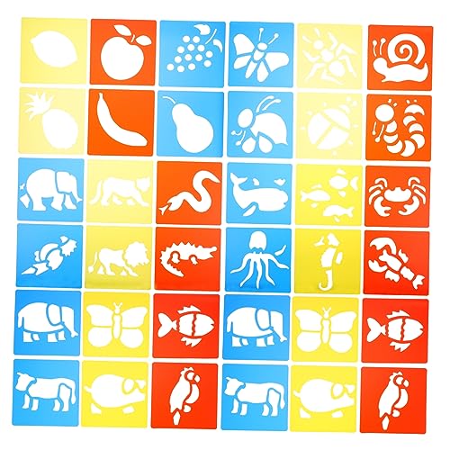 jojofuny 5Sätze Tierform Malvorlagen für Teiliges DIY Schablonen Zeichenvorlagen für Jungen Bastelzubehör für Malprojekte und Schulfeste jojofuny 5Sätze Tierform Malvorlagen für Teiliges DIY Schablonen Zeichenvorlagen für Jungen Bastelzubehör für Malprojekte und Schulfeste von jojofuny