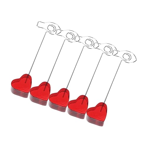 jojofuny 5Stücke Desktop Herzform Kartenhalter Dekorative Fotohalter für Notizen Visitenkarten und Bilder Stabiler Stand für Zuhause und Büro Design jojofuny 5Stücke Desktop Herzform Kartenhalter Dekorative Fotohalter für Notizen Visitenkarten und Bilder Stabiler Stand für Zuhause und Büro Design von jojofuny