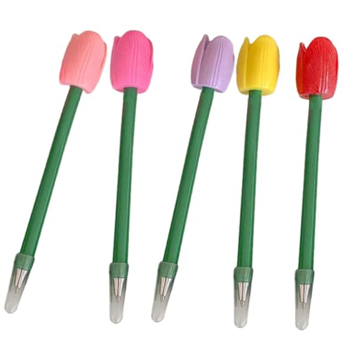 jojofuny 5Stücke Kreative Blumen Kugelschreiber Tintenstifte mit Komfortablem Griff Design für Büro Schule und Kreative Projekte jojofuny 5Stücke Kreative Blumen Kugelschreiber Tintenstifte mit Komfortablem Griff Design für Büro Schule und Kreative Projekte von jojofuny