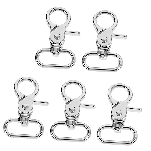 jojofuny 5Stücke Metallhummer Verschluss Strapazierfähiger Taschenriemenschnappverschluss für Handtaschen Schlüsselringe und DIY Projekte Innendurchmesser Silberfarben jojofuny 5Stücke Metallhummer Verschluss Strapazierfähiger Taschenriemenschnappverschluss für Handtaschen Schlüsselringe und DIY Projekte Innendurchmesser Silberfarben von jojofuny