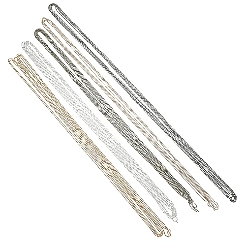 jojofuny 5Stücke Teiliges Metall Perlenkettenset Für DIY Schmuck Dicke Kugelkette Antikbronze Gunmetal Und Kc Für Halsketten jojofuny 5Stücke Teiliges Metall Perlenkettenset Für DIY Schmuck Dicke Kugelkette Antikbronze Gunmetal Und Kc Für Halsketten von jojofuny