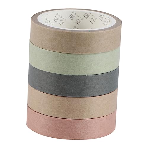 jojofuny 5Stücke Teiliges Washi Tape Farbenfrohe Klebebänder für Fotoalben Journals und Wandkunst Umweltfreundliches Abnehmbares Klebeband ohne Rückstände jojofuny 5Stücke Teiliges Washi Tape Farbenfrohe Klebebänder für Fotoalben Journals und Wandkunst Umweltfreundliches Abnehmbares Klebeband ohne Rückstände von jojofuny