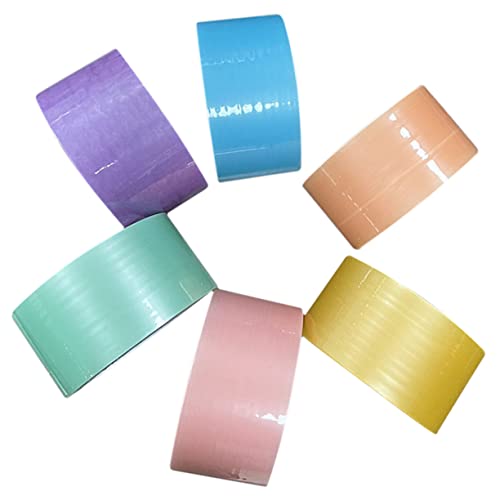 jojofuny 6 Rollen Farbenfrohes Klebeband für Entspannendes Selbstklebendes Ball Tape Farben für Kindergeburtstage Stressabbau und Diy Projekte Breit jojofuny 6 Rollen Farbenfrohes Klebeband für Entspannendes Selbstklebendes Ball Tape Farben für Kindergeburtstage Stressabbau und Diy Projekte Breit von jojofuny