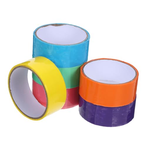 jojofuny 6 Rollen klebriges Ballband Farbe Herstellung farbig DIY bunte Bälle Bänder klebrige Bänder Klebeband- mit klebrigen Bällen Kugelbänder Abs jojofuny 6 Rollen klebriges Ballband Farbe Herstellung farbig DIY bunte Bälle Bänder klebrige Bänder Klebeband- mit klebrigen Bällen Kugelbänder Abs von jojofuny