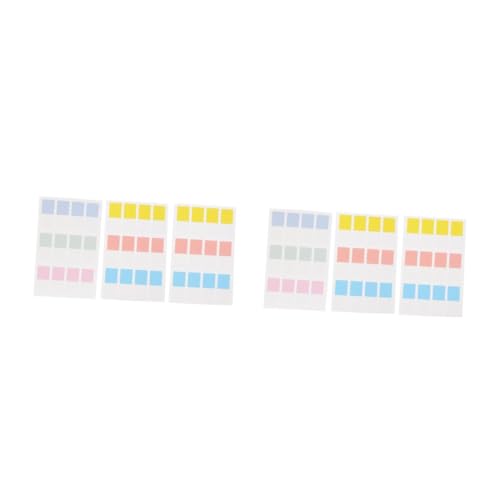 jojofuny 6 Sätze Kreative Beschreibbare Haftnotizen Set Index Sticker Pastellfarben für Schule und Büro als Lesezeichen Kennzeichnung von Notizen von jojofuny