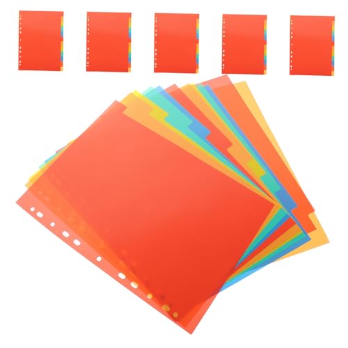 jojofuny 6 Sätze Losblatt-Loch-Indexseite Binderseitenteiler BINDER -Teileneinheit nummerierte Ordnertrenner Seitenteiler mit Reitern BINDER -SPNISSERS mit Registerkarten PVC jojofuny 6 Sätze Losblatt-Loch-Indexseite Binderseitenteiler BINDER -Teileneinheit nummerierte Ordnertrenner Seitenteiler mit Reitern BINDER -SPNISSERS mit Registerkarten PVC von jojofuny
