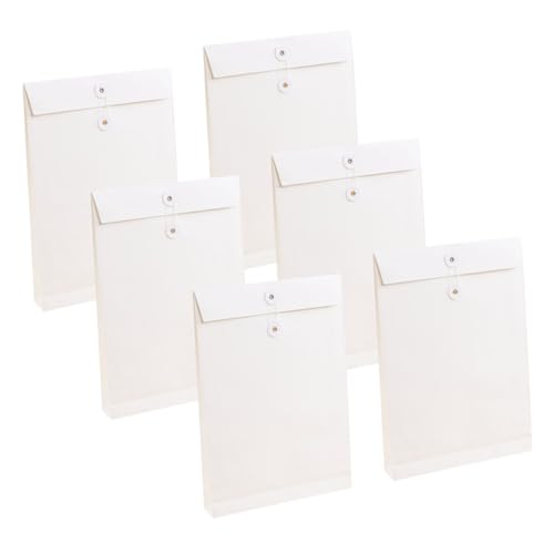 jojofuny 6 Stück Aktentaschen Etiketten Kleidung Verpackung Schulordner Dokumentenordner Dokumentenaufbewahrung Bürobedarf Dokumententasche Papier Organizer von jojofuny