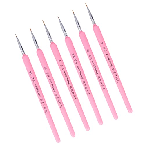 jojofuny 6 Stück Detailpinsel für Malerei Präzise Aquarell und Acrylfarben Pinsel für Künstler Anfänger und Kinder Leicht zu Reinigen für Reisen Vielseitig Einsetzbar jojofuny 6 Stück Detailpinsel für Malerei Präzise Aquarell und Acrylfarben Pinsel für Künstler Anfänger und Kinder Leicht zu Reinigen für Reisen Vielseitig Einsetzbar von jojofuny