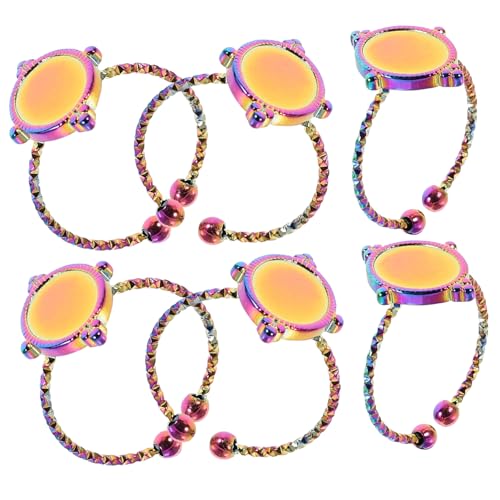 jojofuny 6 Stück Edelstahlring rostfrei zur Schmuckherstellung Form Basis für Ring Ringfassungsrohlinge Metallringrohling Ringe Teile ringrohling basis für DIY Ringblenden für DIY Ringbasis jojofuny 6 Stück Edelstahlring rostfrei zur Schmuckherstellung Form Basis für Ring Ringfassungsrohlinge Metallringrohling Ringe Teile ringrohling basis für DIY Ringblenden für DIY Ringbasis von jojofuny
