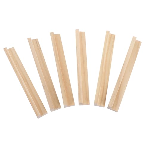 jojofuny 6 Stück Englische Alphabetbasis Dominoständer aus Holz, Dominohalter Briefablagen für Lebensmittel Domino-Zubehör Fliesenhalter Domino-Halter Domino-Ständer Kiefernholz Beige jojofuny 6 Stück Englische Alphabetbasis Dominoständer aus Holz, Dominohalter Briefablagen für Lebensmittel Domino-Zubehör Fliesenhalter Domino-Halter Domino-Ständer Kiefernholz Beige von jojofuny