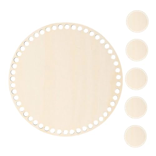 jojofuny 6 Stück Häkelkorb Kreis Körbe Korbflechtset Basis aus Korbgeflecht runden Basteln mit Holzunterlagen Holzbasis Gehäkelte Korbbasis Korbsockel aus Holz Böden für Strickkorb Beige jojofuny 6 Stück Häkelkorb Kreis Körbe Korbflechtset Basis aus Korbgeflecht runden Basteln mit Holzunterlagen Holzbasis Gehäkelte Korbbasis Korbsockel aus Holz Böden für Strickkorb Beige von jojofuny