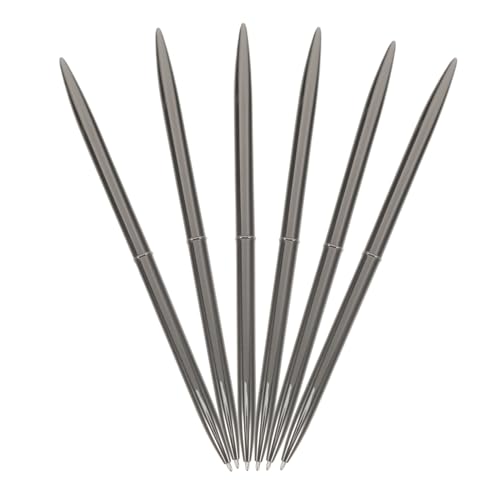 jojofuny 6 Stück Klassischer Metall-kugelschreiber Für Geschäfts- Und Bürobedarf Für Männer Und Frauen, Nachfüllbarer Tintenstift, Leichter Kugelschreiber jojofuny 6 Stück Klassischer Metall-kugelschreiber Für Geschäfts- Und Bürobedarf Für Männer Und Frauen, Nachfüllbarer Tintenstift, Leichter Kugelschreiber von jojofuny