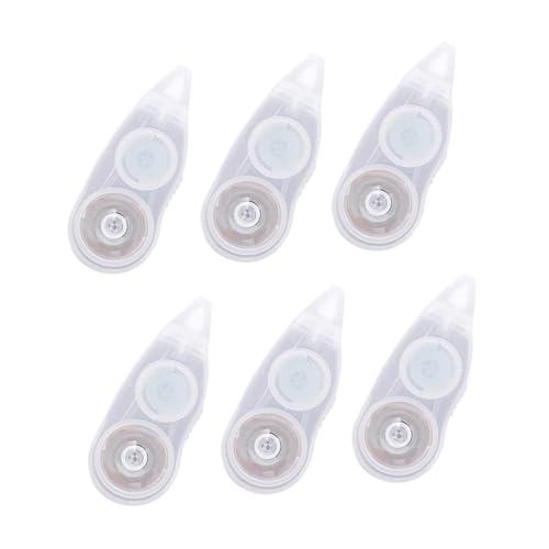 jojofuny 6 Stück Kleines Korrekturband Transparent Korrekturroller Schreibzubehör für Schüler Büro Zuhause Präzise Abdichtung Sofort Beschreibbar Umweltfreundlich jojofuny 6 Stück Kleines Korrekturband Transparent Korrekturroller Schreibzubehör für Schüler Büro Zuhause Präzise Abdichtung Sofort Beschreibbar Umweltfreundlich von jojofuny